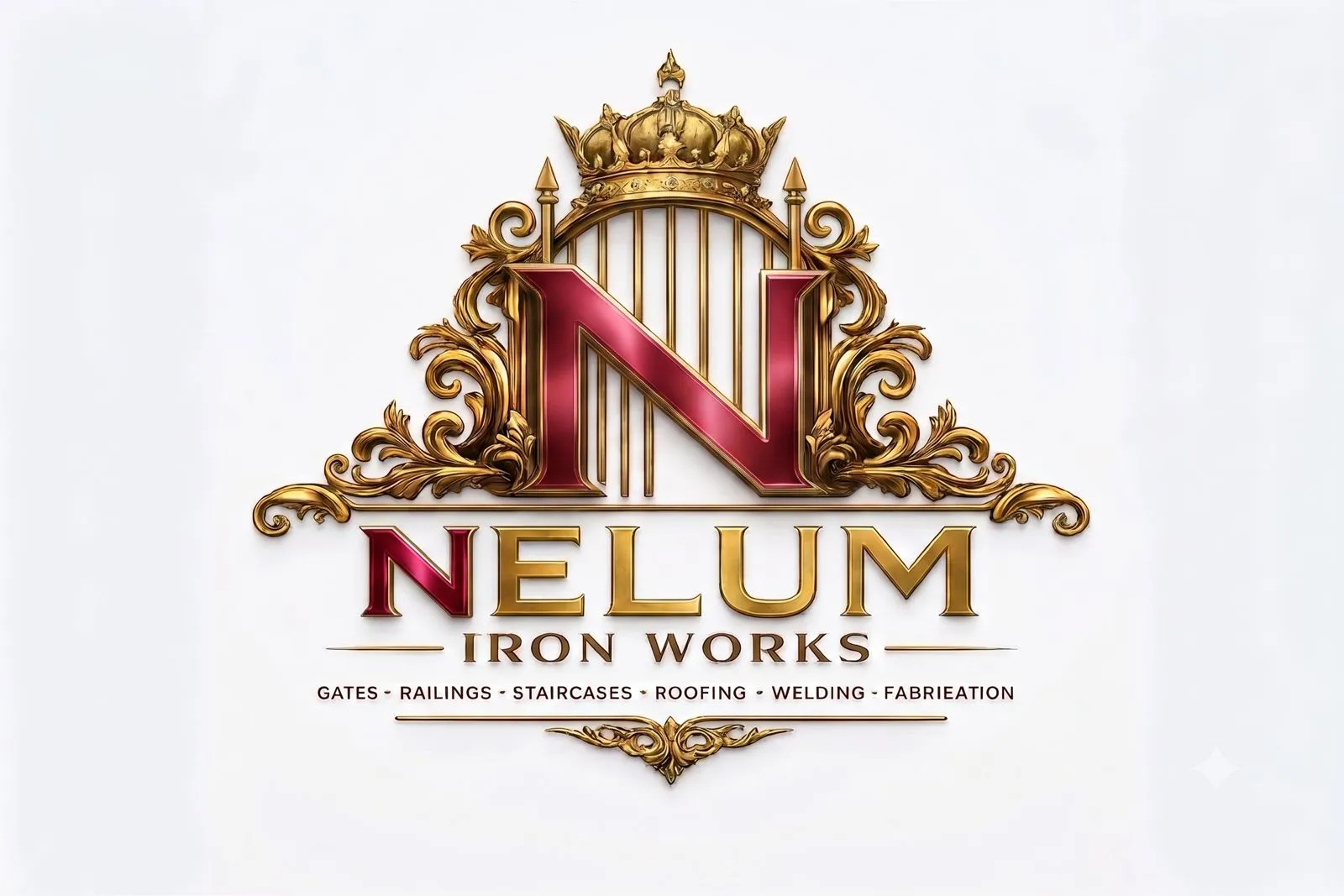 Custom fabricated steel gate by Nelum Iron Works